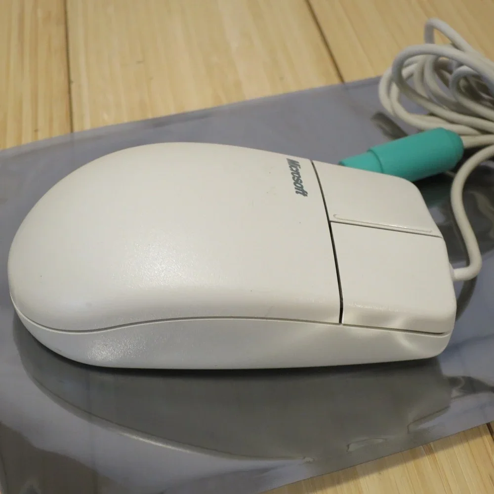 2 Button Microsoft Mouse Port Compatible PS2 Mouse 2.1A PN X03-68761 - Tested 12